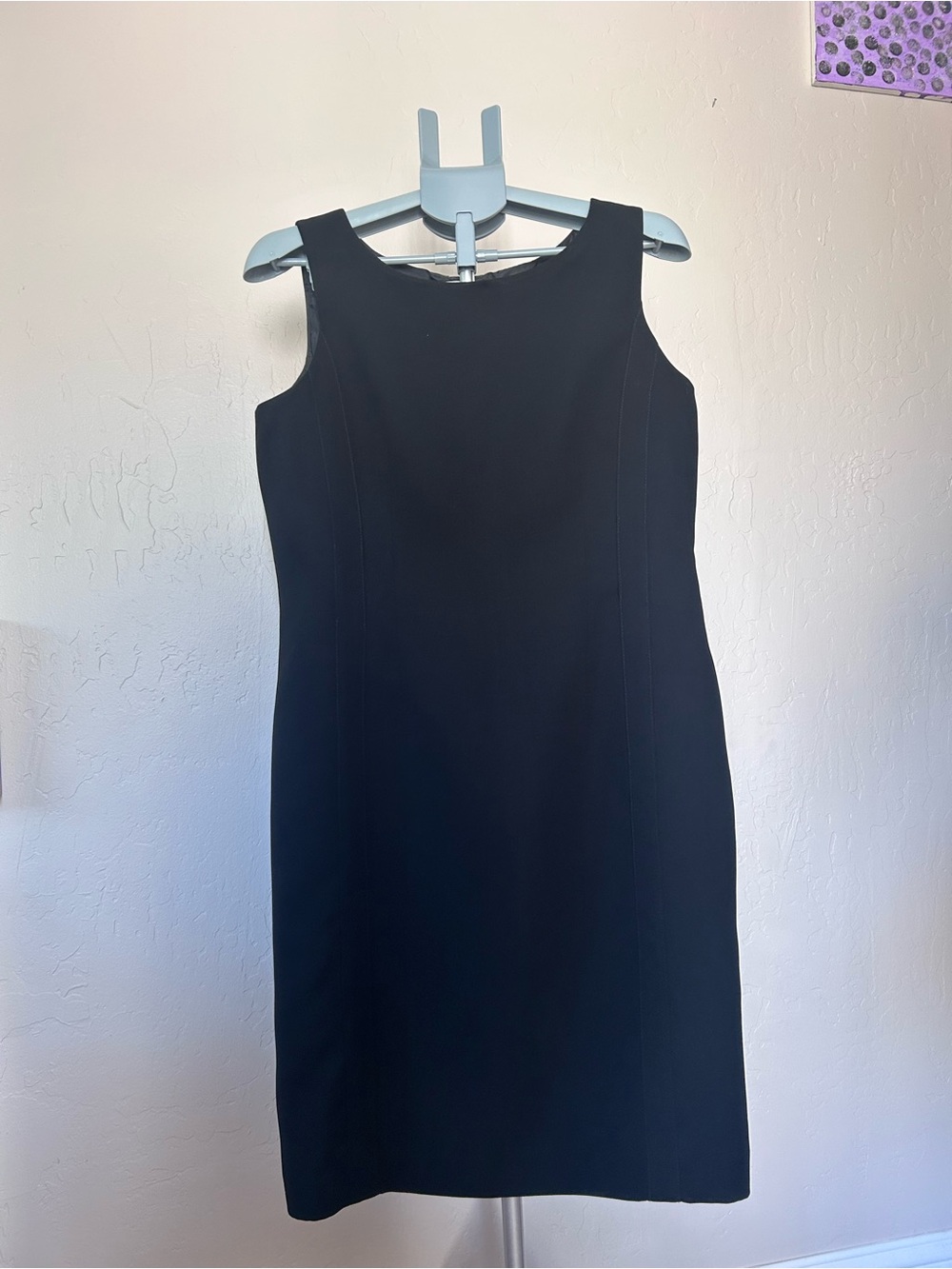 Calvin Klein Black Sleeveless Sheath Dress